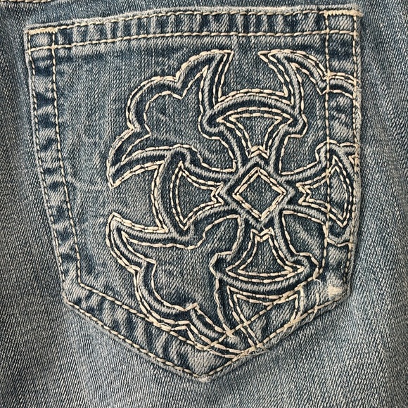 Women’s Miss Me Jeans Blue Bootcut 30 Low Rise Denim Color Sonoma - Picture 8 of 11